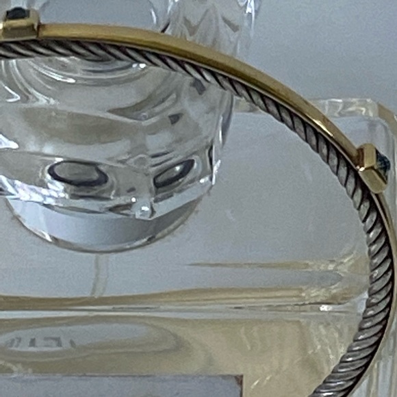 David Yurman 18k & .925 Twisted bracelet - Picture 4 of 10